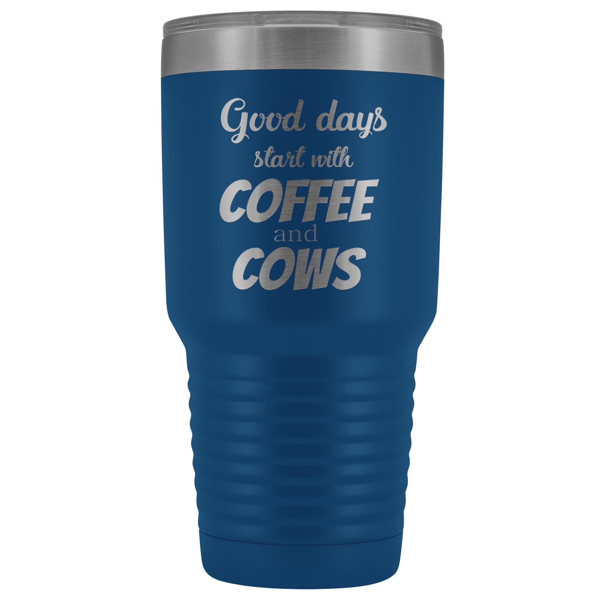 Coffee and Cows 30oz Vacuum Insulated Tumbler for Large Animal Vets