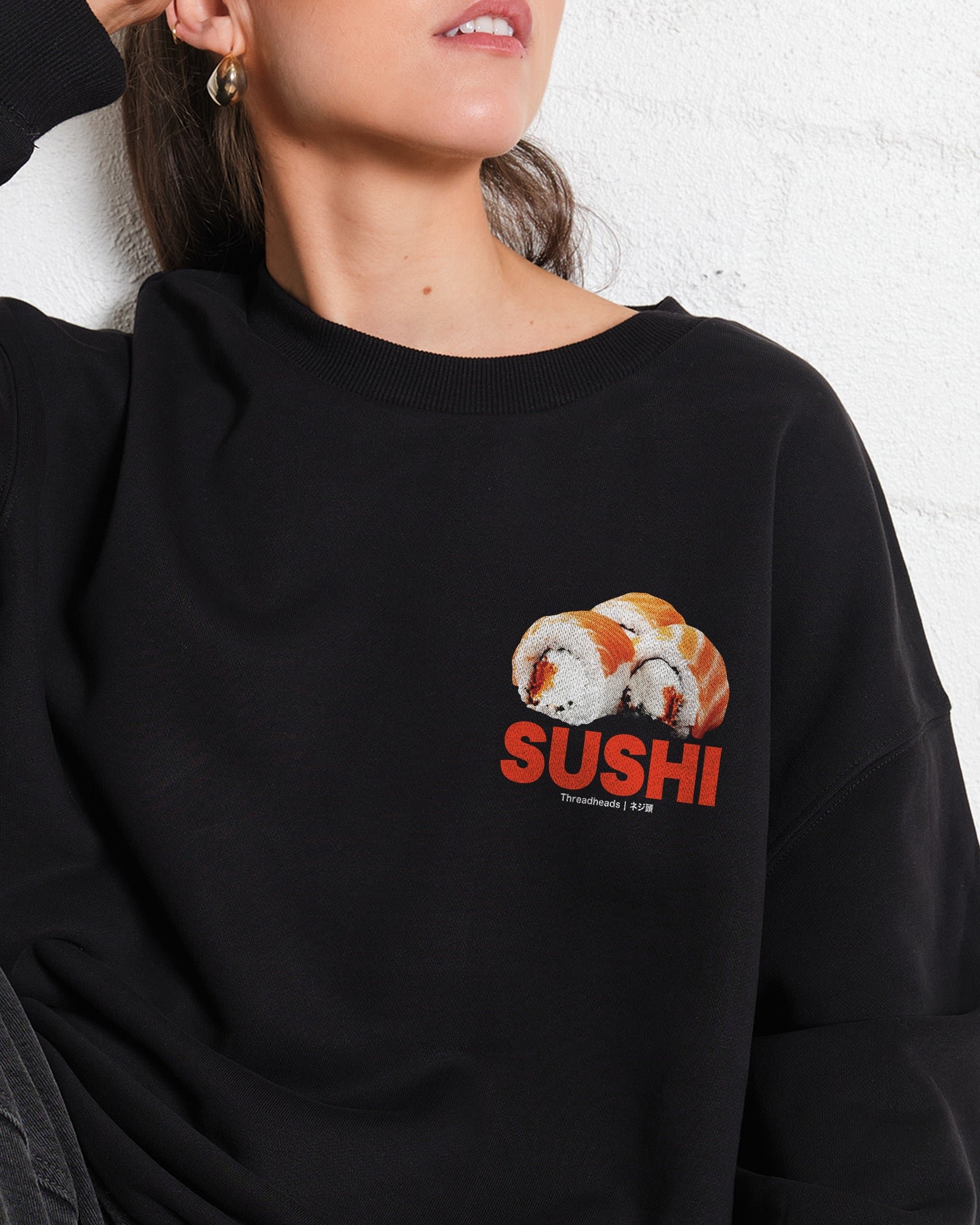 Sushi Graphic Unisex Sweatshirt - Premium 340gsm Cotton Poly Blend