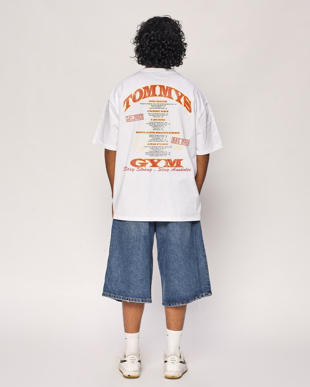Tommy���s Gym Oversized Graphic Tee - Unisex 90s Boxy Fit 100% Combed Cotton