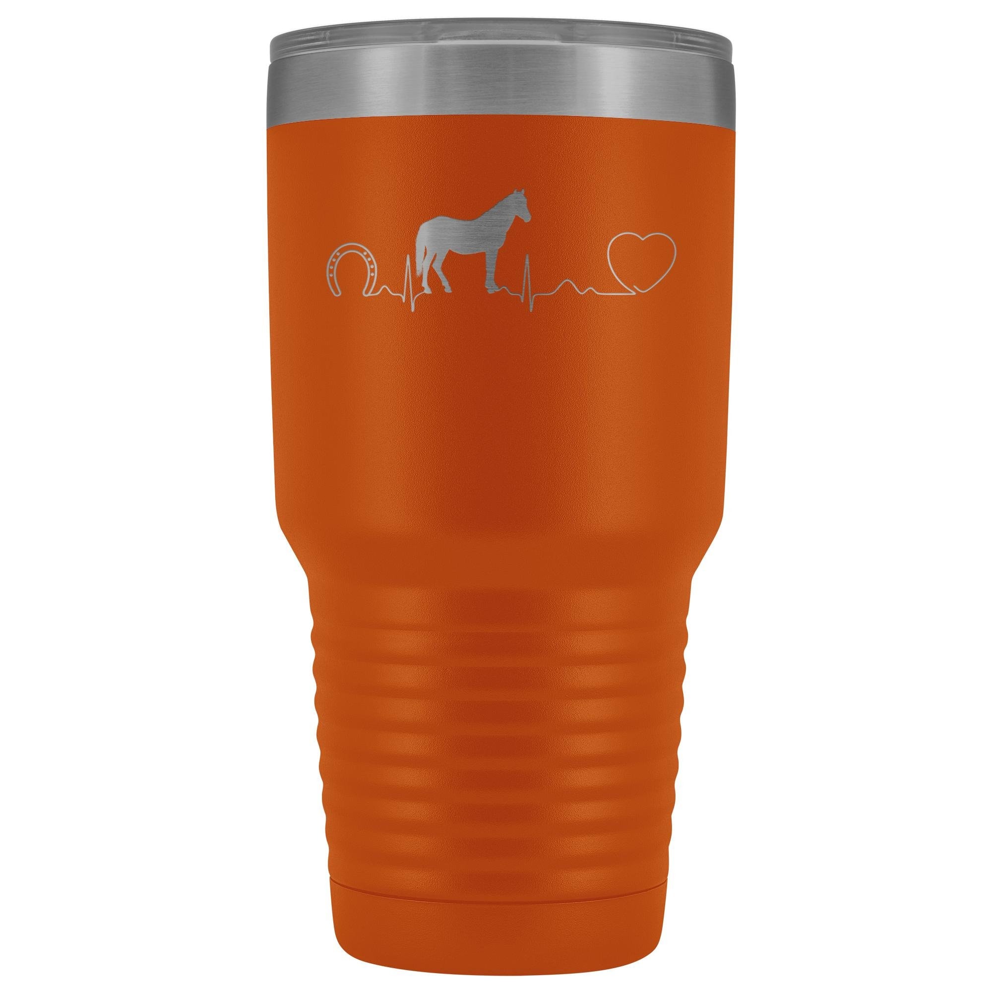 Large Animal Vet Horse Pulse 30oz Vacuum Insulated Tumbler
