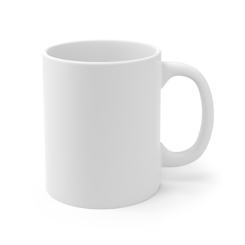 Full of Christmas Spirit Ceramic Coffee Mug - White 11oz Holiday Design
