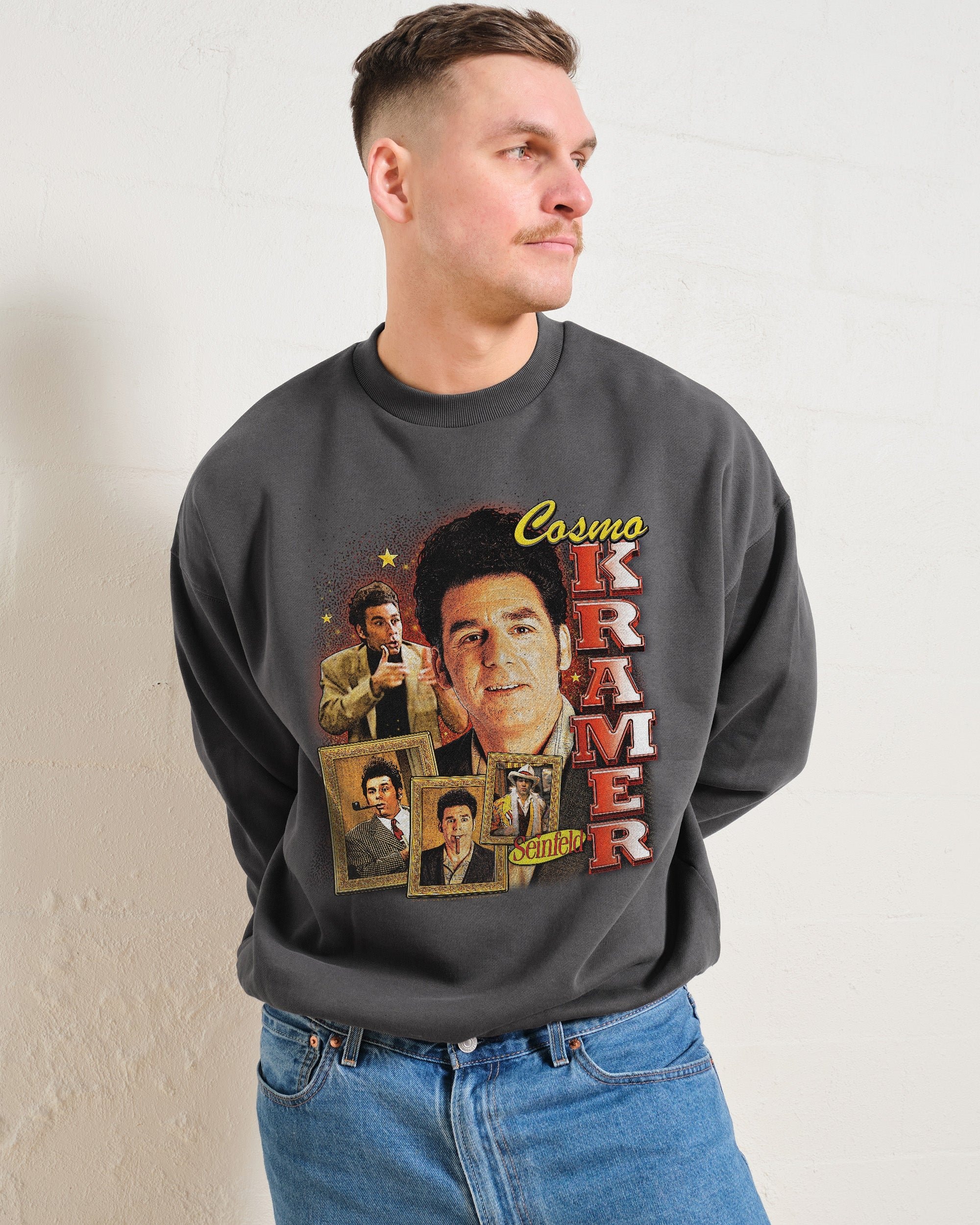 Cosmo Kramer Seinfeld Unisex Sweatshirt - 340gsm Cotton Poly Blend
