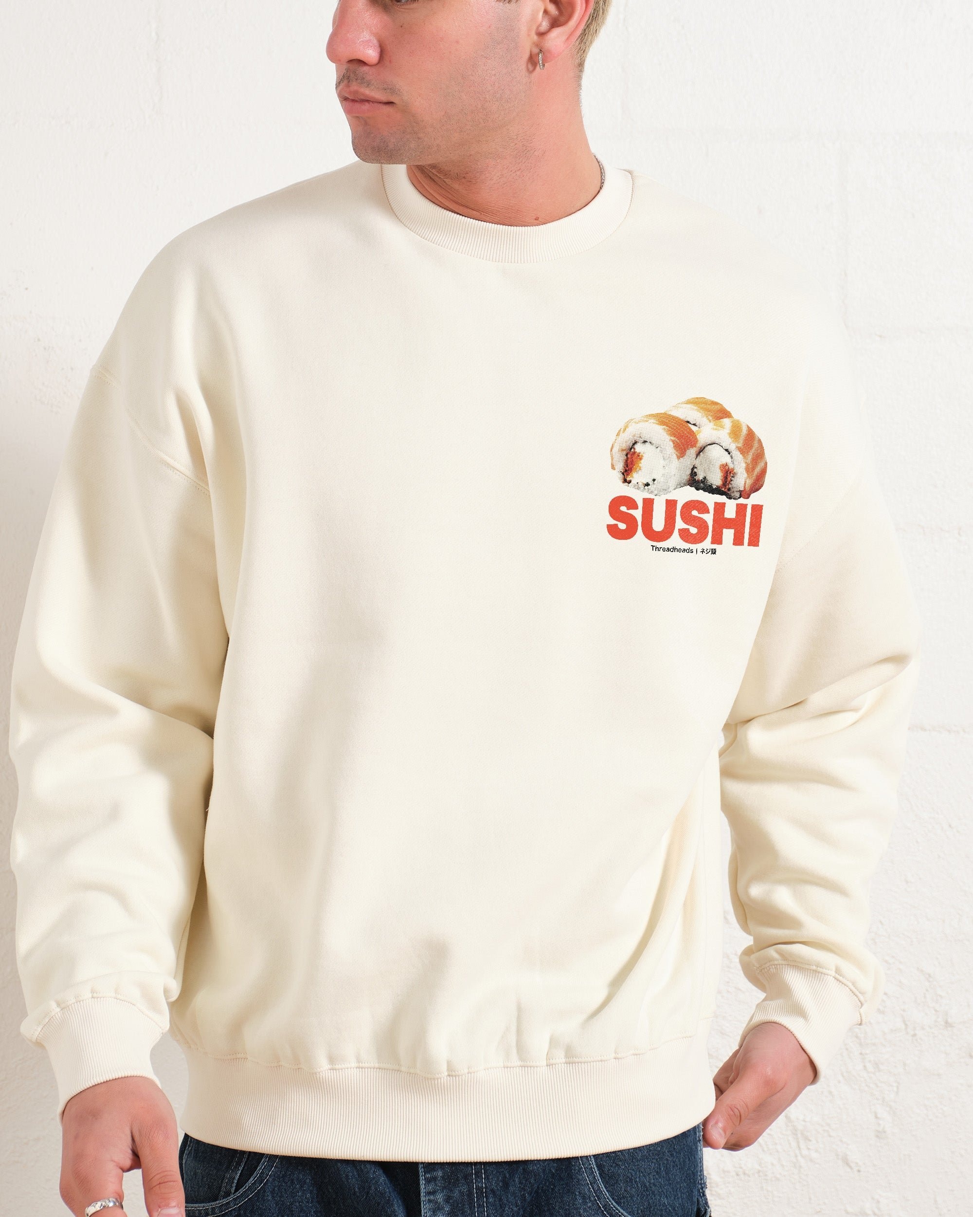 Sushi Graphic Unisex Sweatshirt - Premium 340gsm Cotton Poly Blend