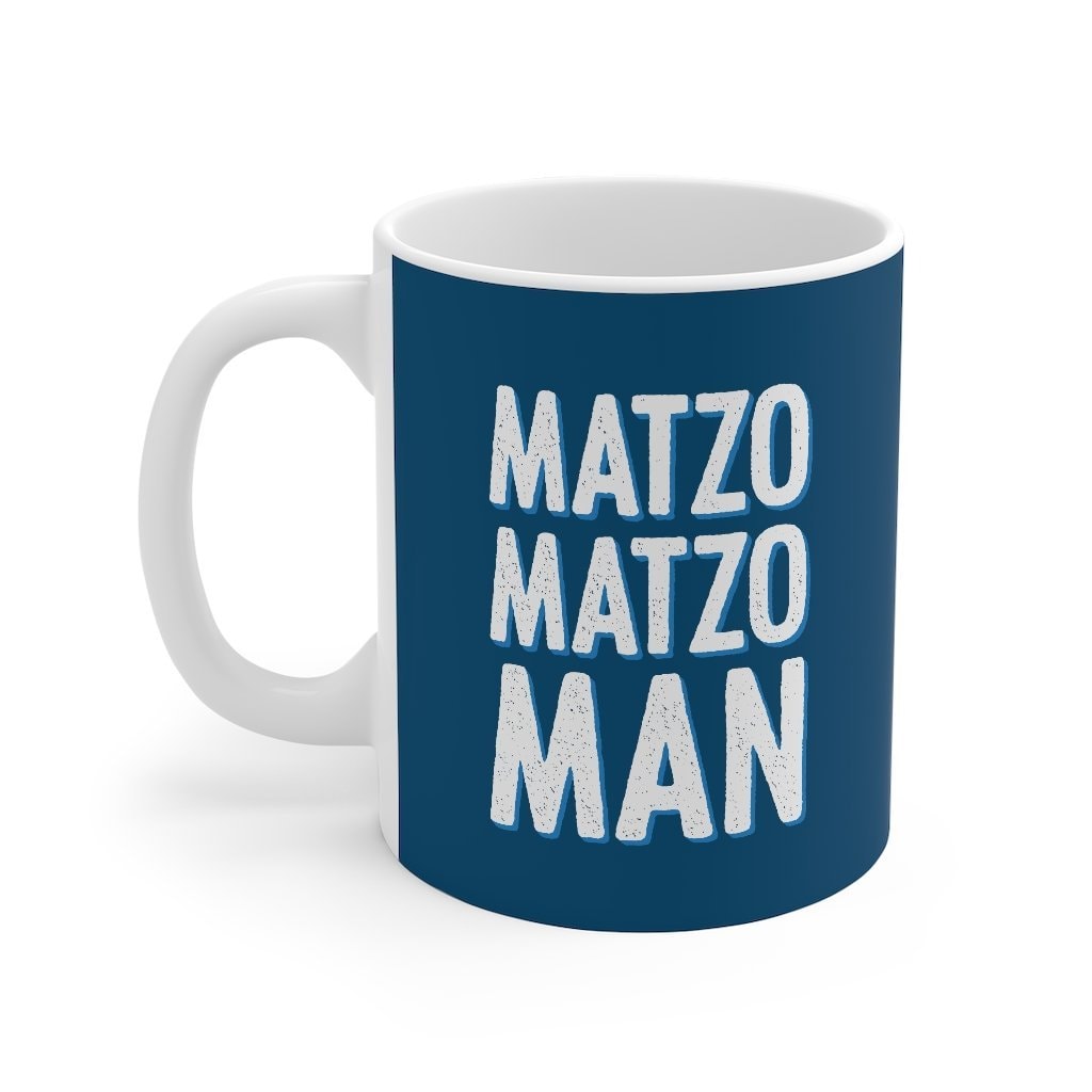 Matzo Matzo Man Coffee Mug - White Ceramic Mug